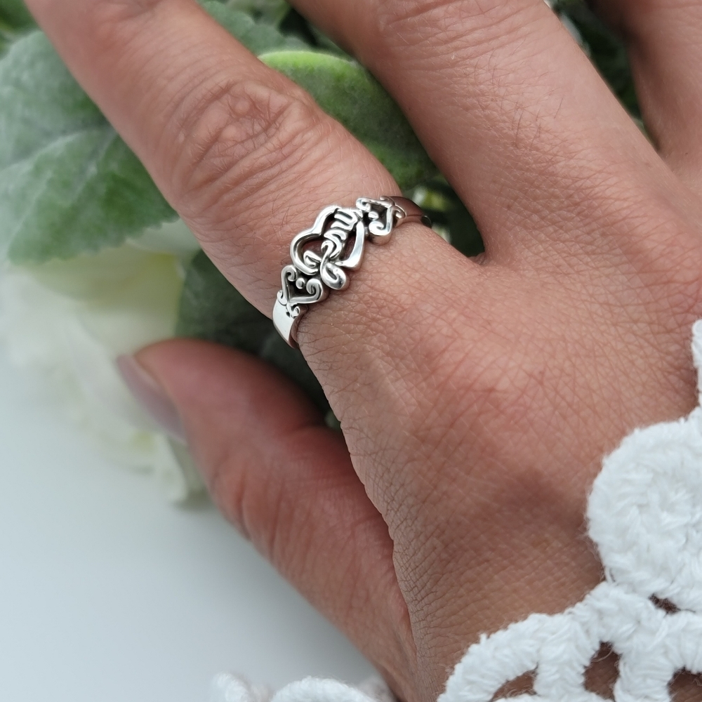 ✝️ JESUS LOVES ME, S925 RING - Picture 5 of 6